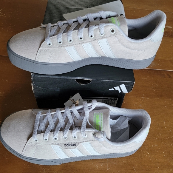 adidas Other - Adidas Daily 3.0 Gray/Lemon Mens Size 9 NWT